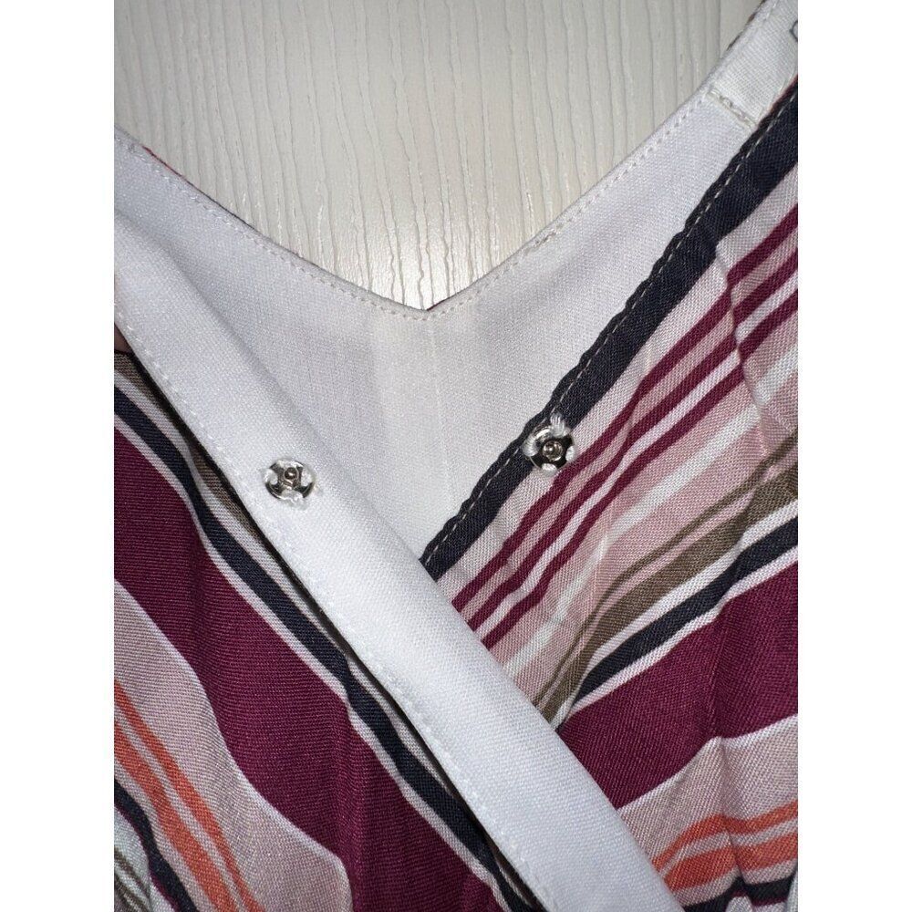 NWT Maurice’s stripe mid-length dress Size Medium‎ - Picture 5 of 15